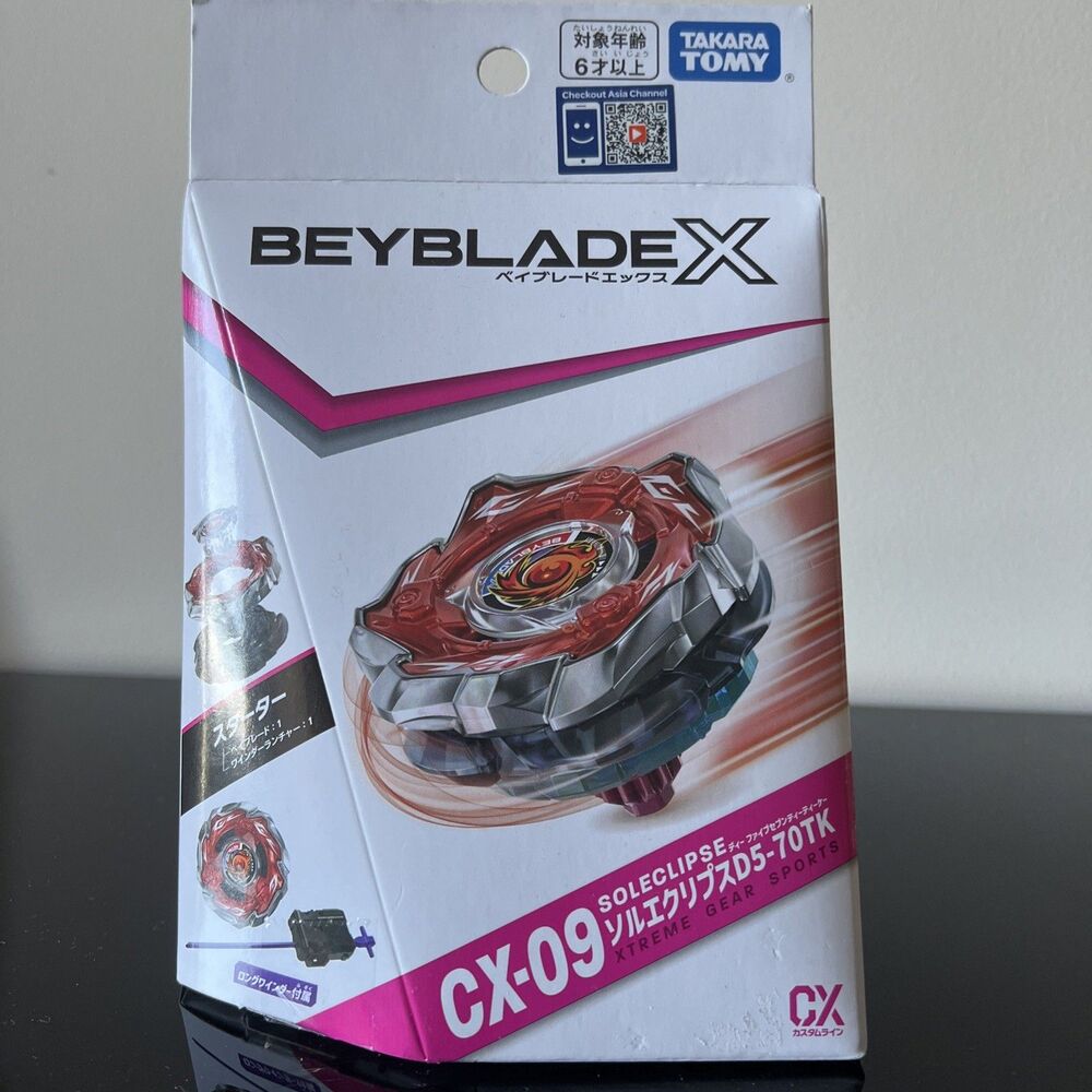 TAKARA TOMY Beyblade X Starter Sol Eclipse D5-70TK CX-09 Japan